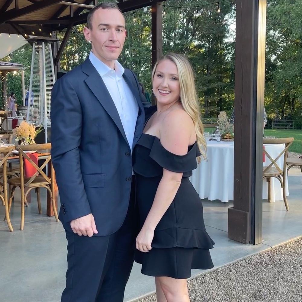 Express Off the Shoulder Ruffle Dress - Picture 6 of 6